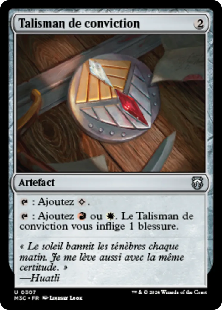 Talisman de conviction — Modern Horizons 3 Commander — Magic: The Gathering