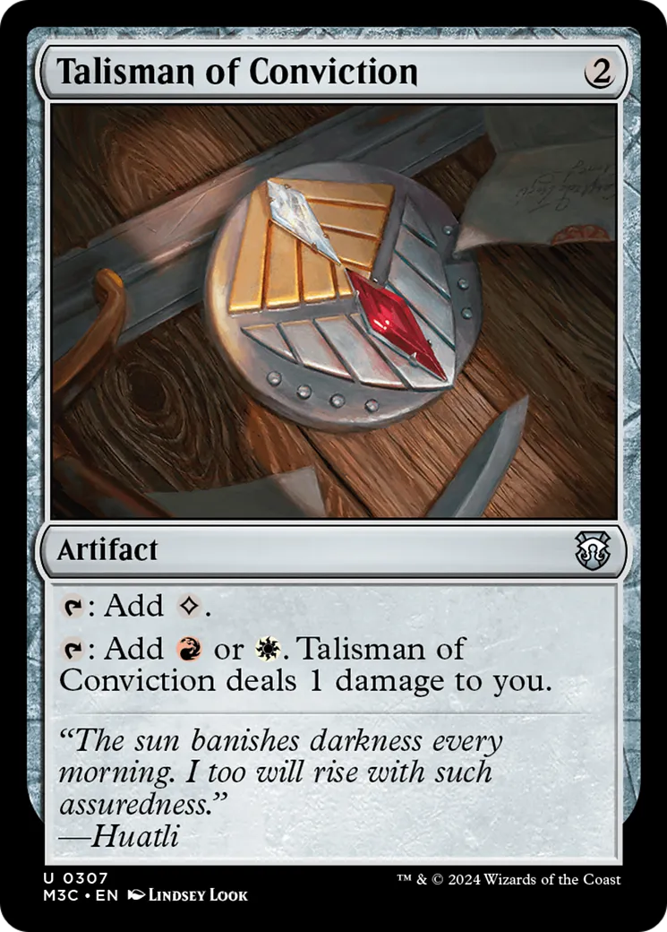 Talisman of Conviction — Modern Horizons 3 Commander — Magic: The Gathering
