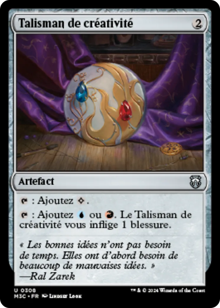 Talisman de créativité — Modern Horizons 3 Commander — Magic: The Gathering