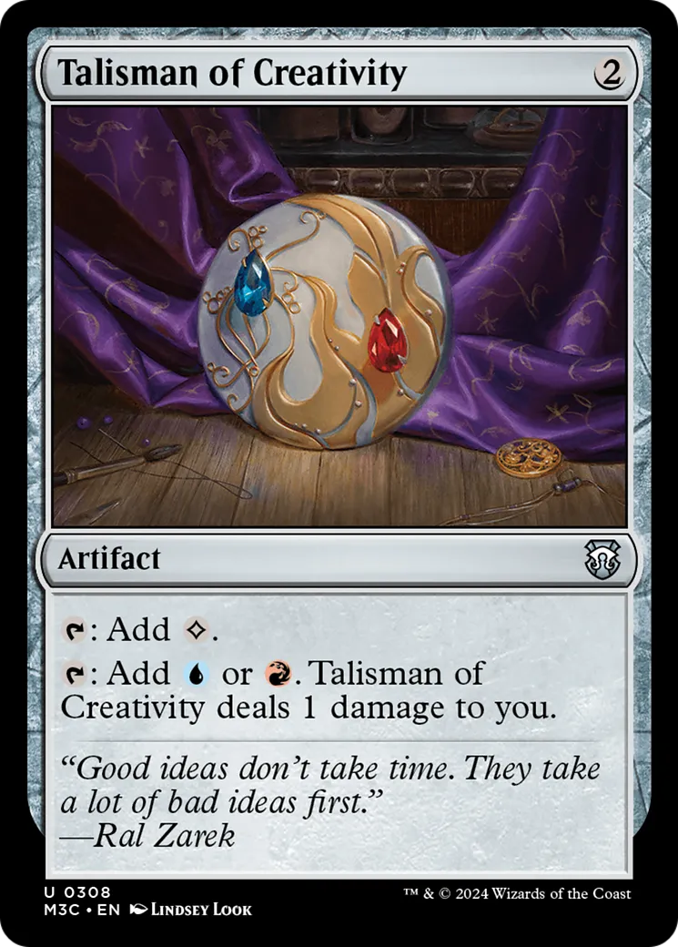 Talisman of Creativity — Modern Horizons 3 Commander — Magic: The Gathering