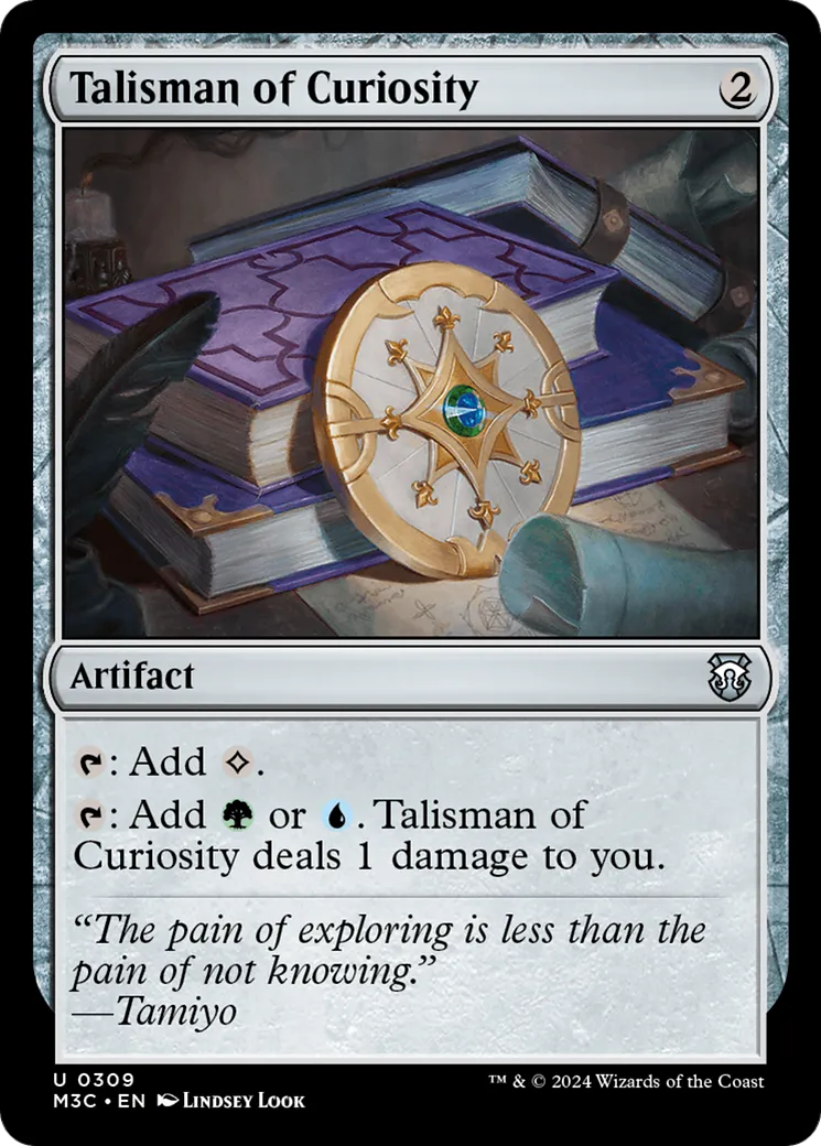 Talisman of Curiosity — Modern Horizons 3 Commander — Magic: The Gathering