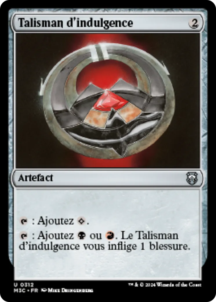 Talisman d'indulgence — Modern Horizons 3 Commander — Magic: The Gathering