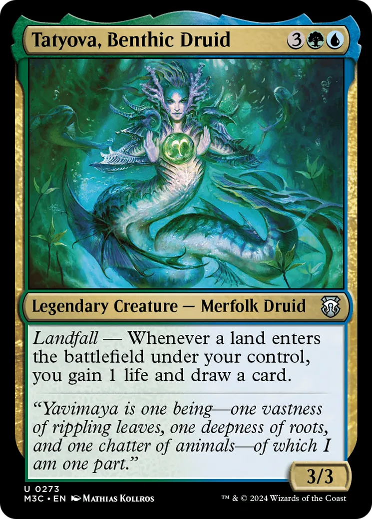 Tatyova, druidesse benthique — Modern Horizons 3 Commander — Magic: The Gathering