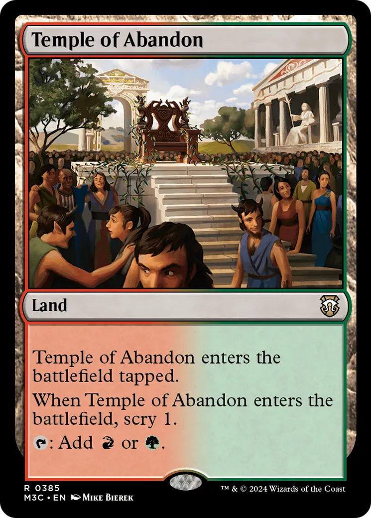 Temple de l'abandon — Modern Horizons 3 Commander — Magic: The Gathering
