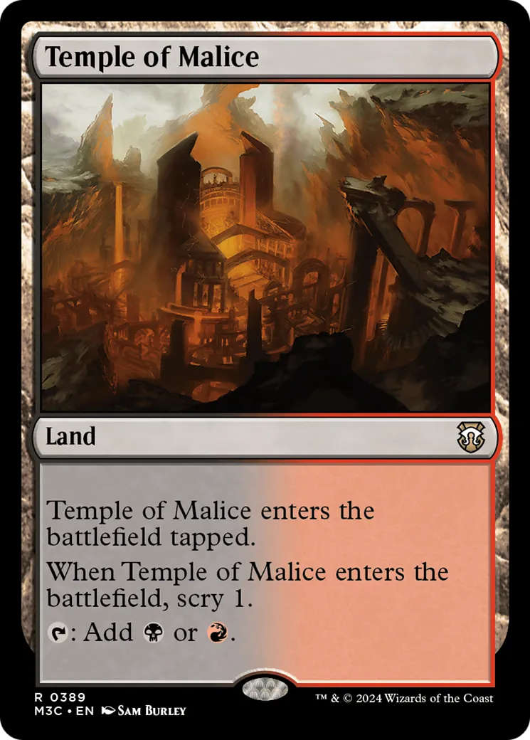 Temple of Malice — Modern Horizons 3 Commander — Magic: The Gathering