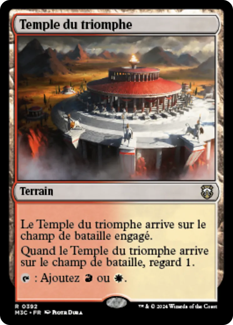 Temple du triomphe from Modern Horizons 3 Commander - Magic: The Gathering