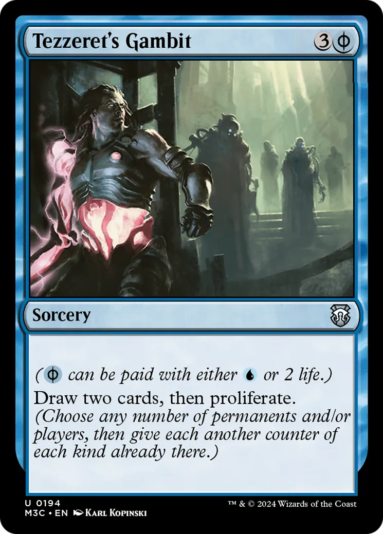 Tezzeret's Gambit — Modern Horizons 3 Commander — Magic: The Gathering