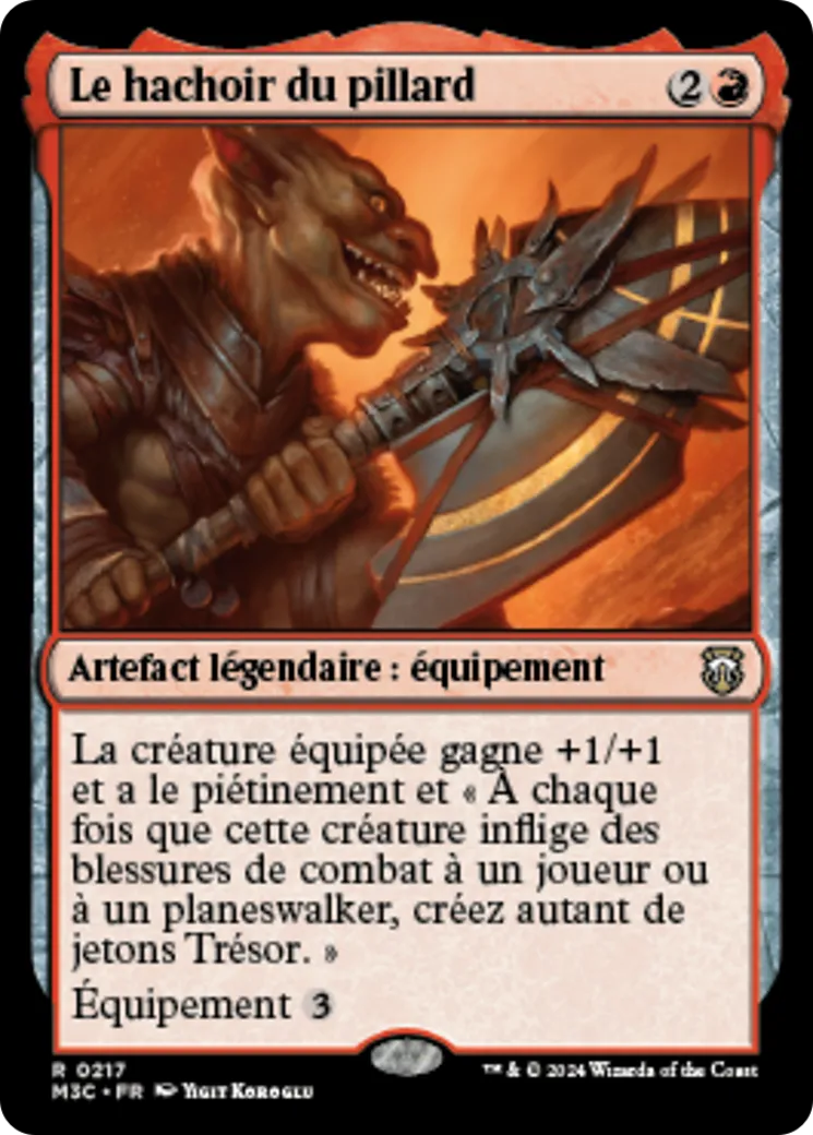 Le hachoir du pillard — Modern Horizons 3 Commander — Magic: The Gathering