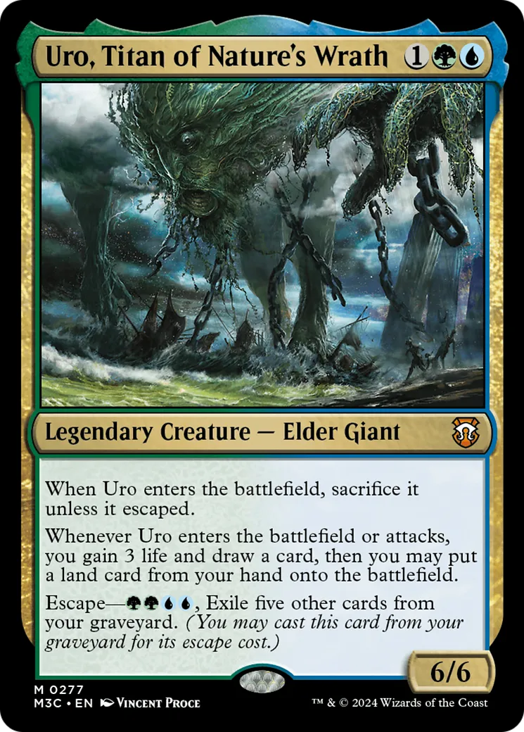 Uro, Titan of Nature's Wrath — Modern Horizons 3 Commander — Magic: The Gathering