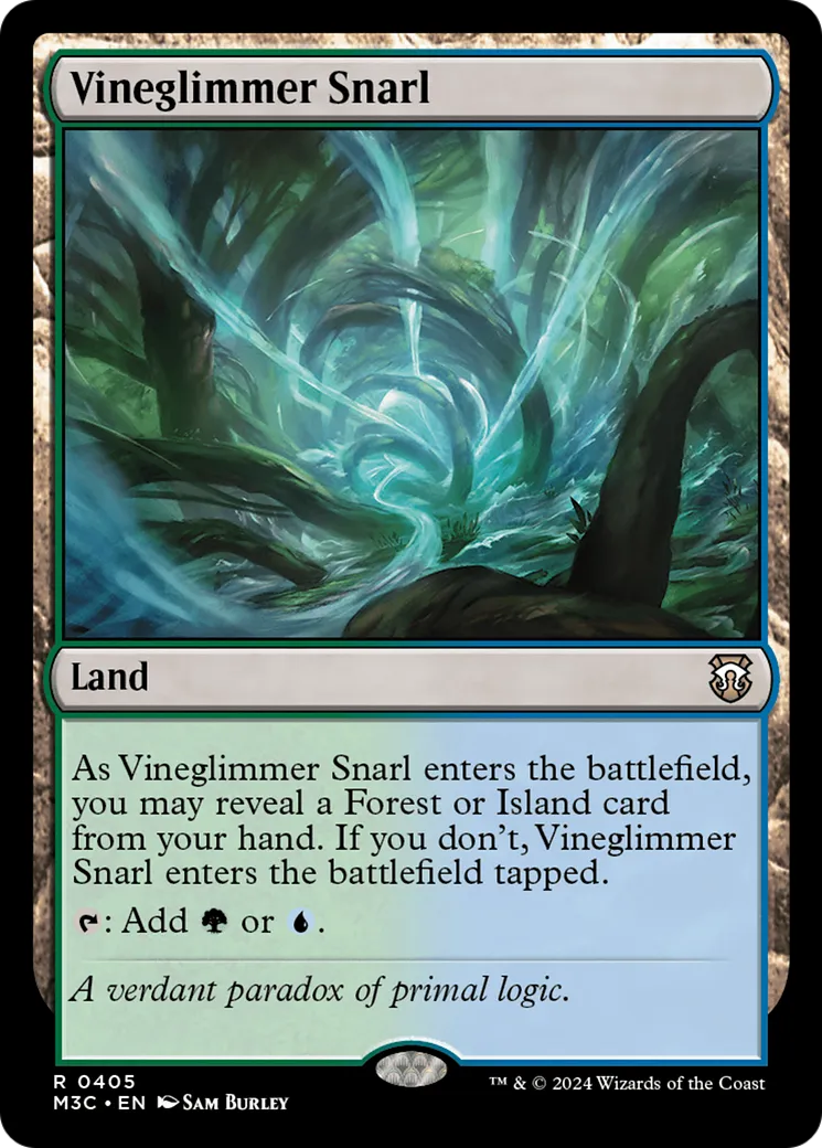 Vineglimmer Snarl — Modern Horizons 3 Commander — Magic: The Gathering