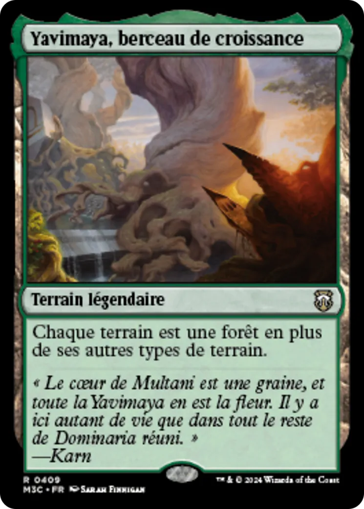 Yavimaya, berceau de croissance — Modern Horizons 3 Commander — Magic: The Gathering
