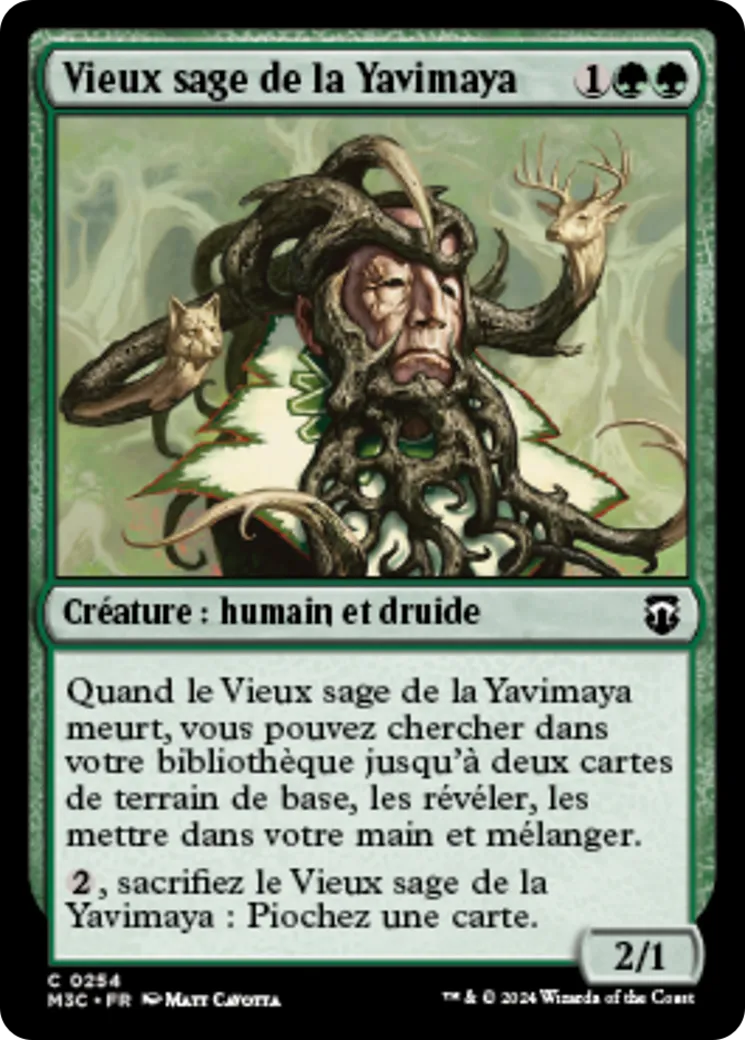 Vieux sage de la Yavimaya from Modern Horizons 3 Commander - Magic: The Gathering