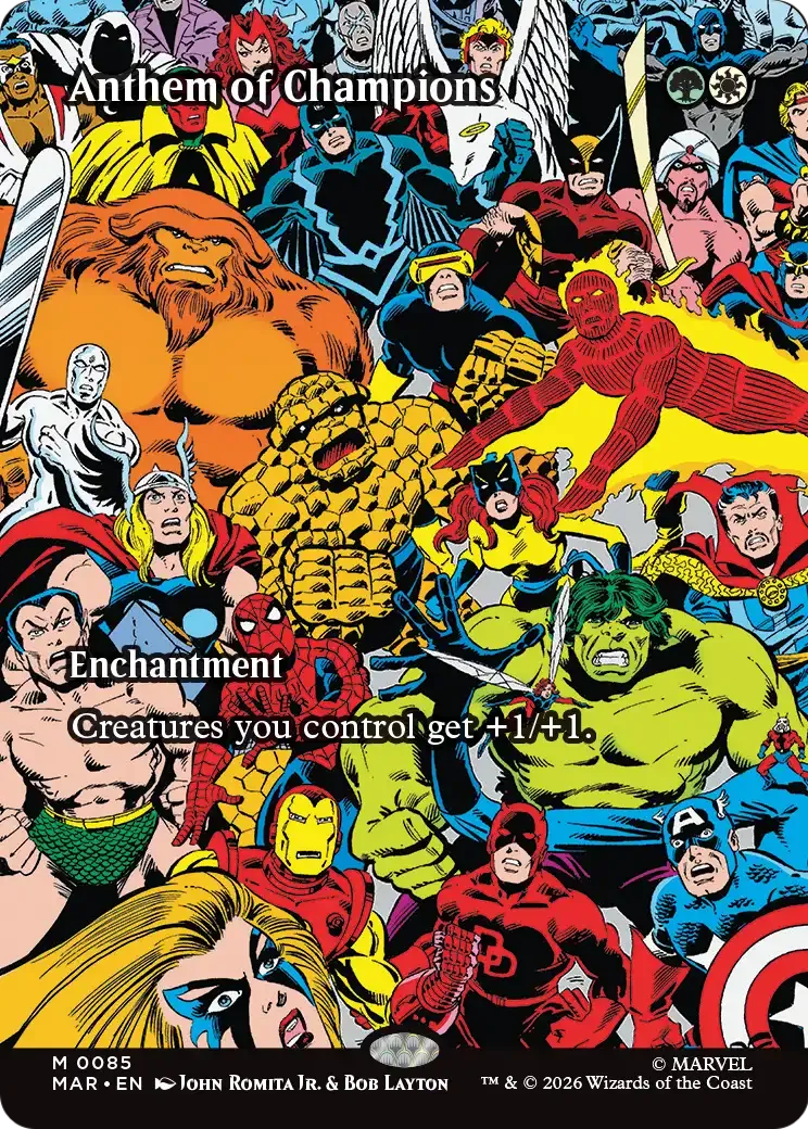 Anthem of Champions — Marvel Universe — Magic: The Gathering