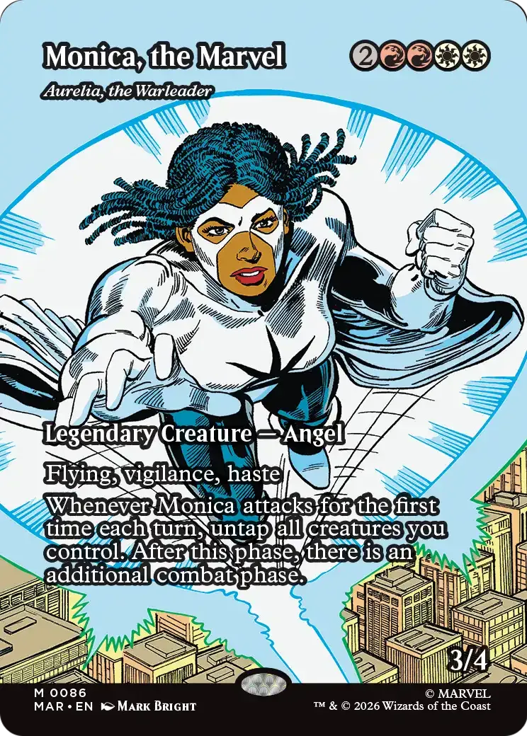 Aurélia, la Meneuse de guerre — Marvel Universe — Magic: The Gathering