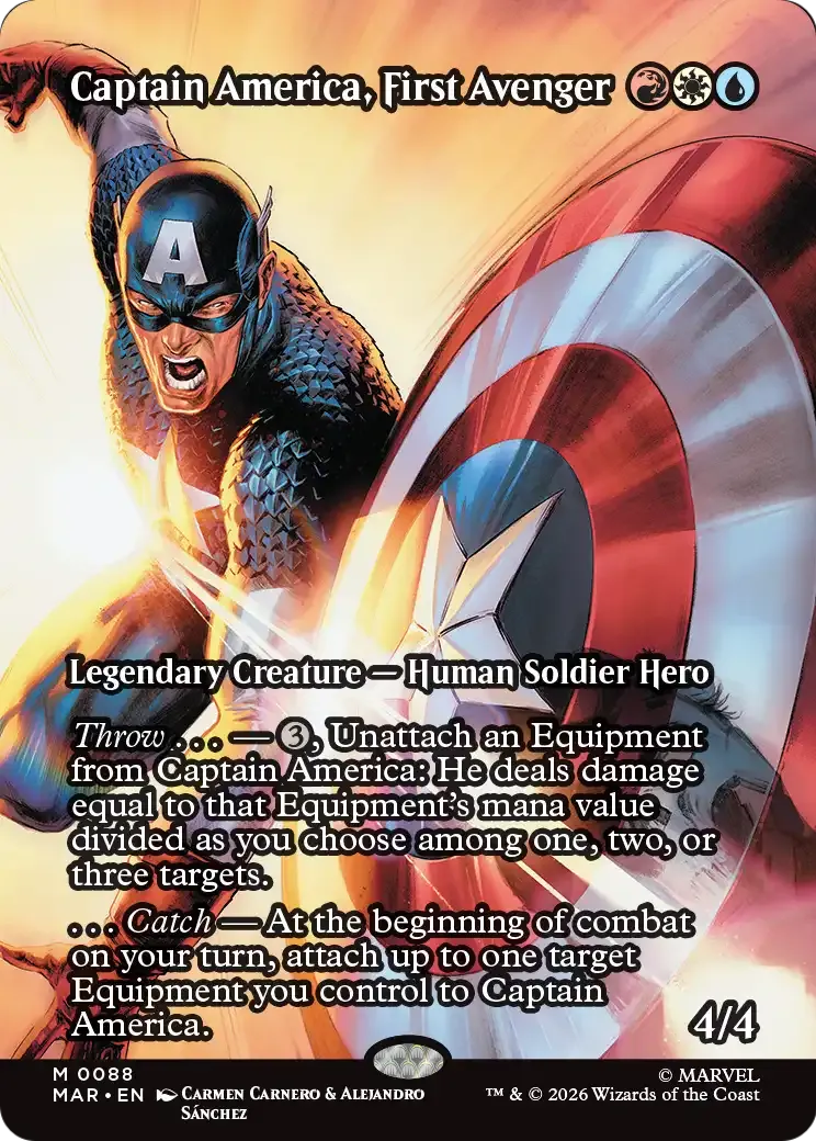 Captain America, First Avenger — Marvel Universe — Magic: The Gathering