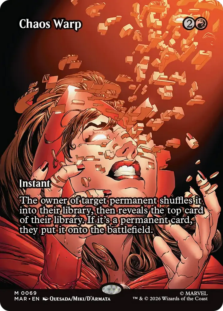 Chaos Warp — Marvel Universe — Magic: The Gathering