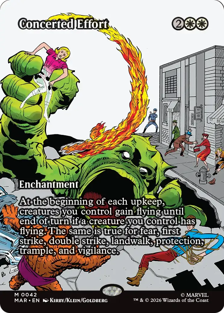 Concerted Effort — Marvel Universe — Magic: The Gathering