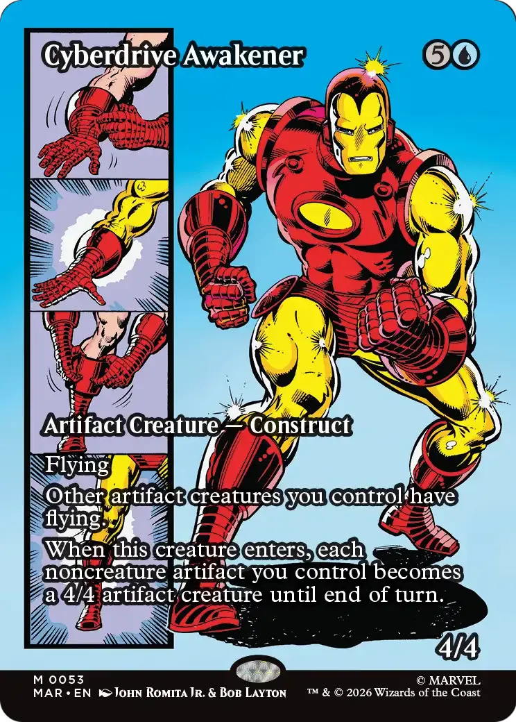 Éveilleur à cyberréacteur — Marvel Universe — Magic: The Gathering