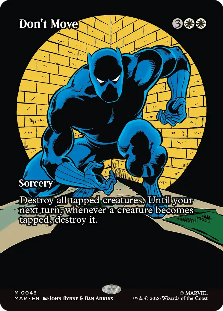 Don't Move from Marvel Universe - Magic: The Gathering