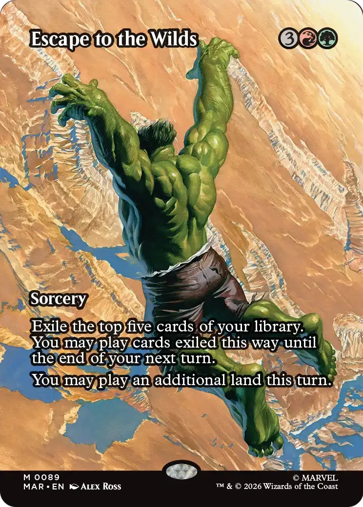 Escape to the Wilds — Marvel Universe — Magic: The Gathering