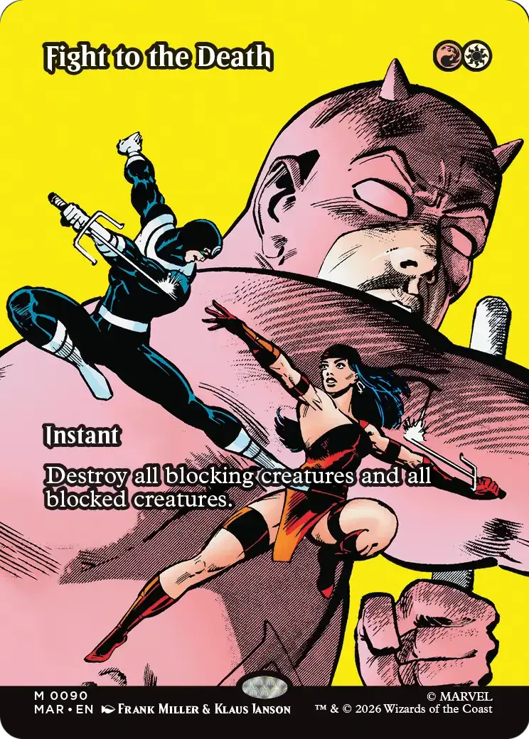 Fight to the Death — Marvel Universe — Magic: The Gathering