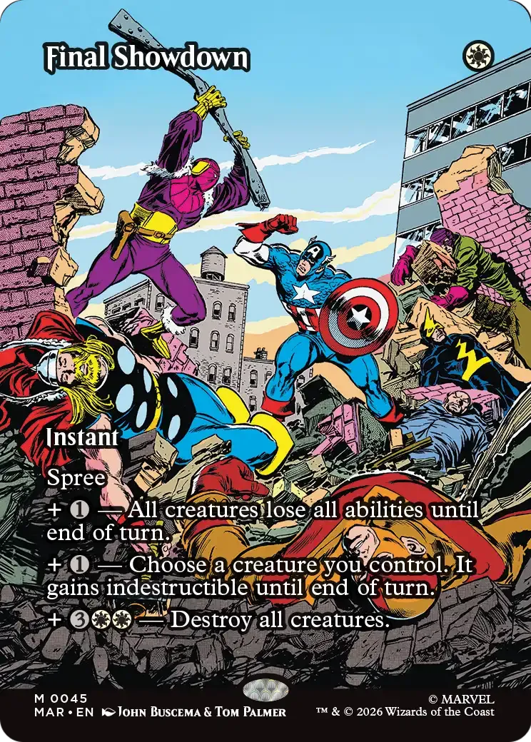 Affrontement final — Marvel Universe — Magic: The Gathering