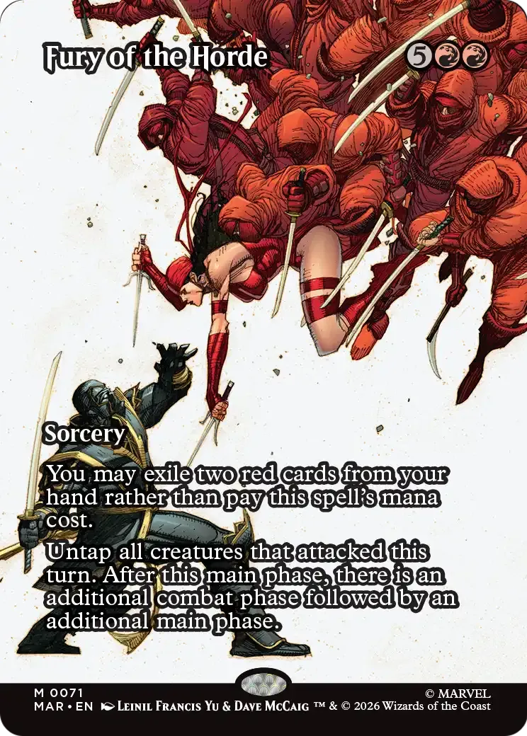 Fureur de la horde — Marvel Universe — Magic: The Gathering