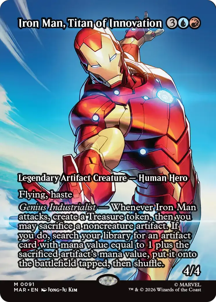 Iron Man, Titan of Innovation — Marvel Universe — Magic: The Gathering