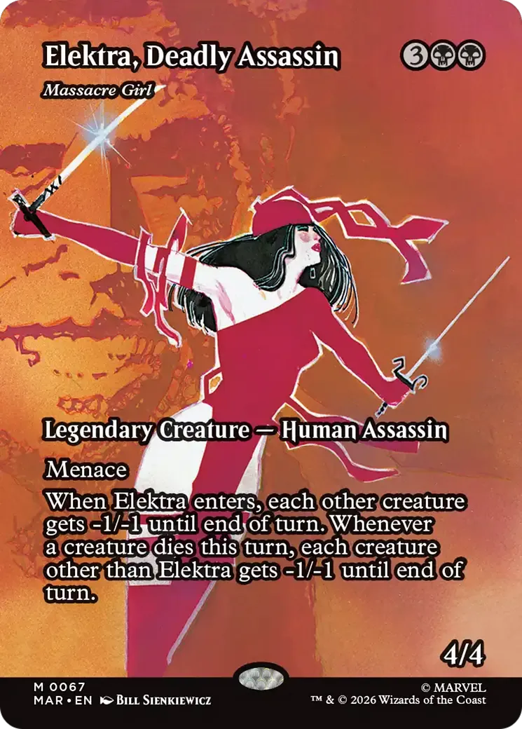 Massacre Girl — Marvel Universe — Magic: The Gathering