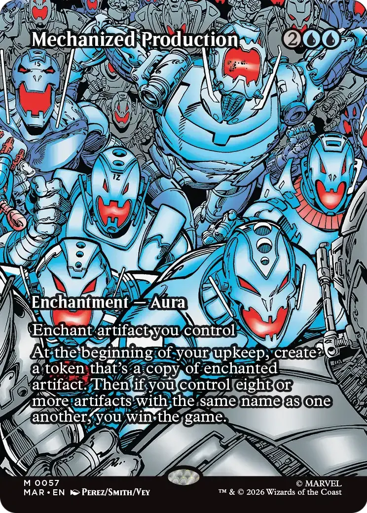 Mechanized Production — Marvel Universe — Magic: The Gathering