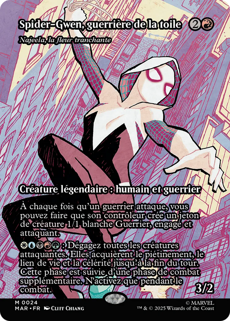 Najeela, la fleur tranchante — Marvel Universe — Magic: The Gathering