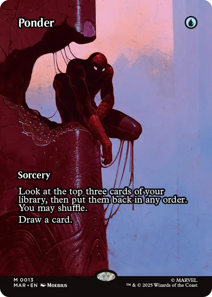 Ponder — Marvel Universe — Magic: The Gathering