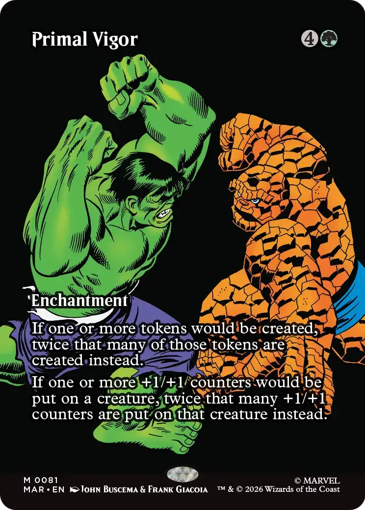 Vigueur primordiale — Marvel Universe — Magic: The Gathering