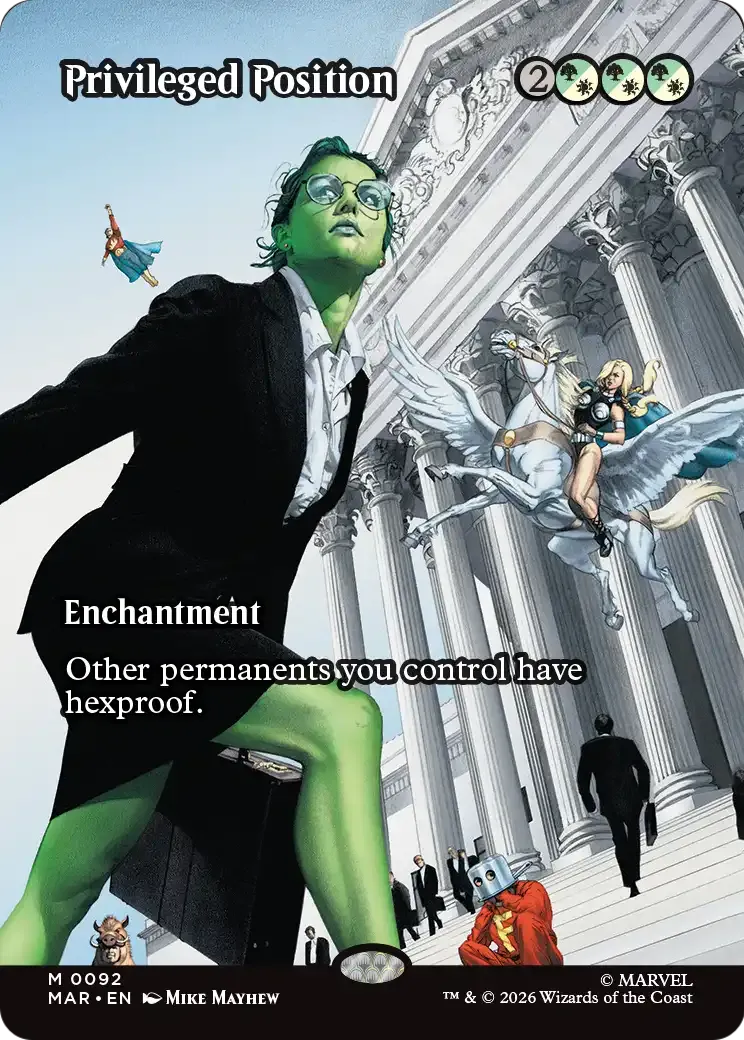 Position privilégiée — Marvel Universe — Magic: The Gathering