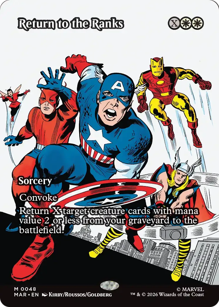 Return to the Ranks — Marvel Universe — Magic: The Gathering