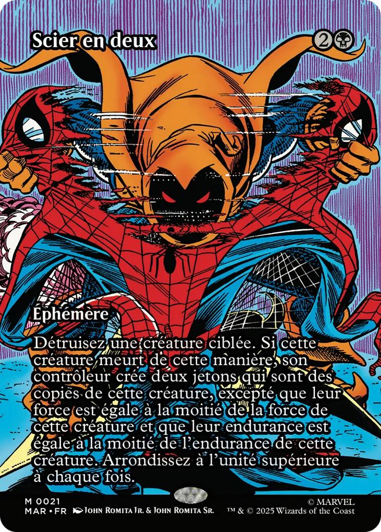 Scier en deux — Marvel Universe — Magic: The Gathering