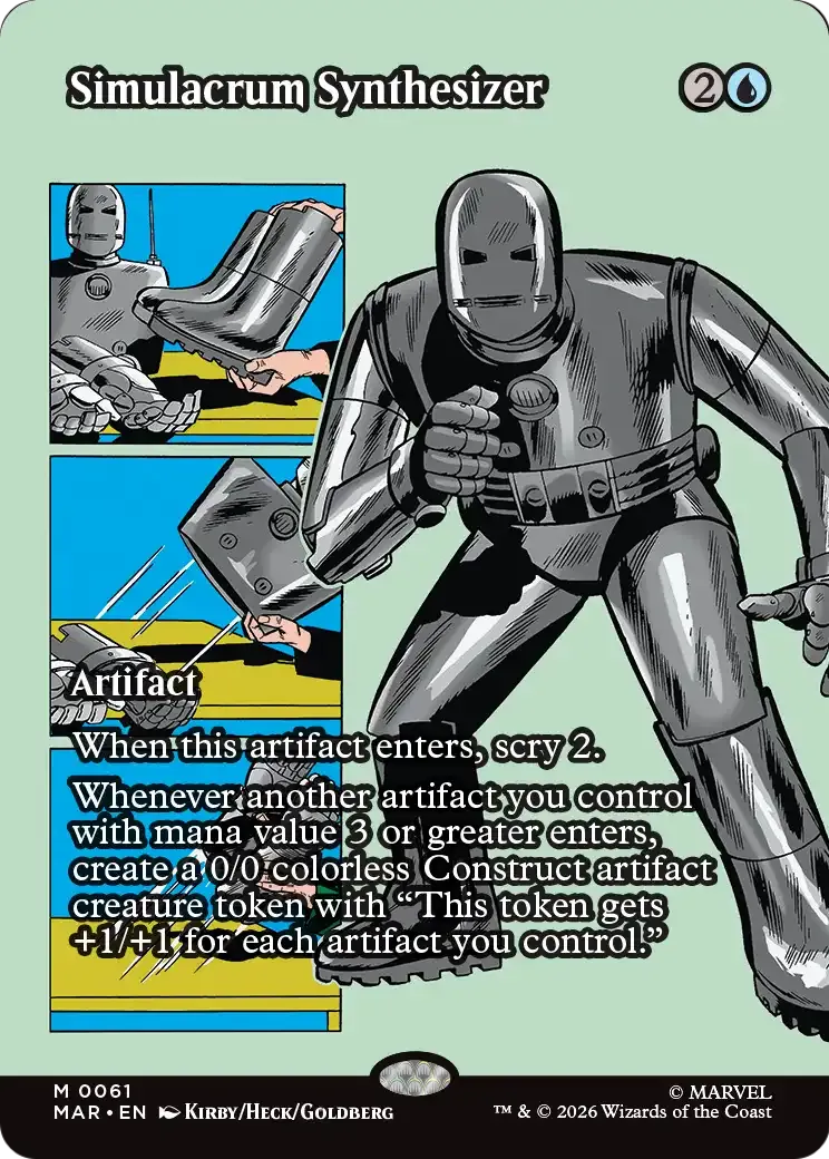 Synthétiseur de simulacre — Marvel Universe — Magic: The Gathering