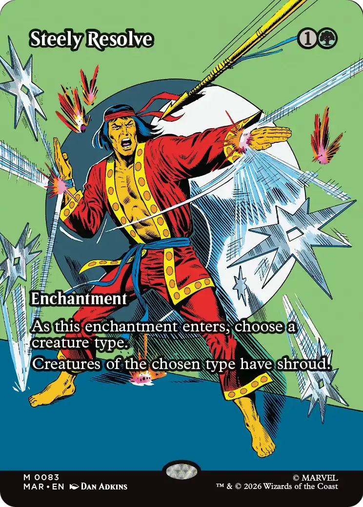 Détermination d'acier from Marvel Universe - Magic: The Gathering