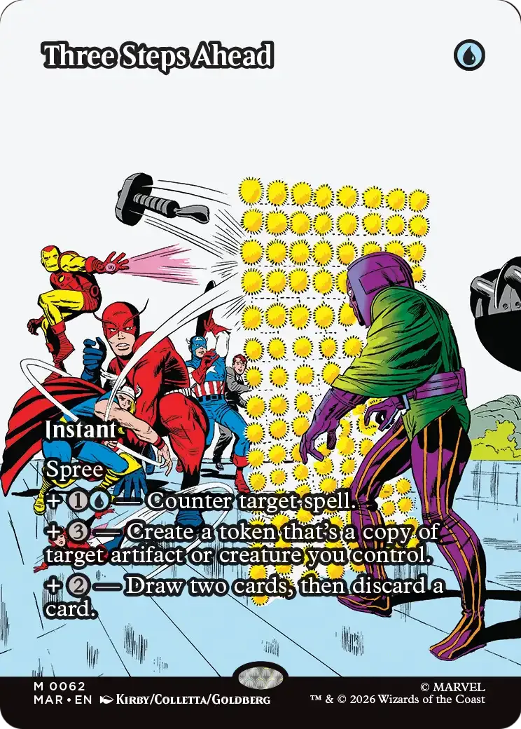 Trois coups d'avance — Marvel Universe — Magic: The Gathering