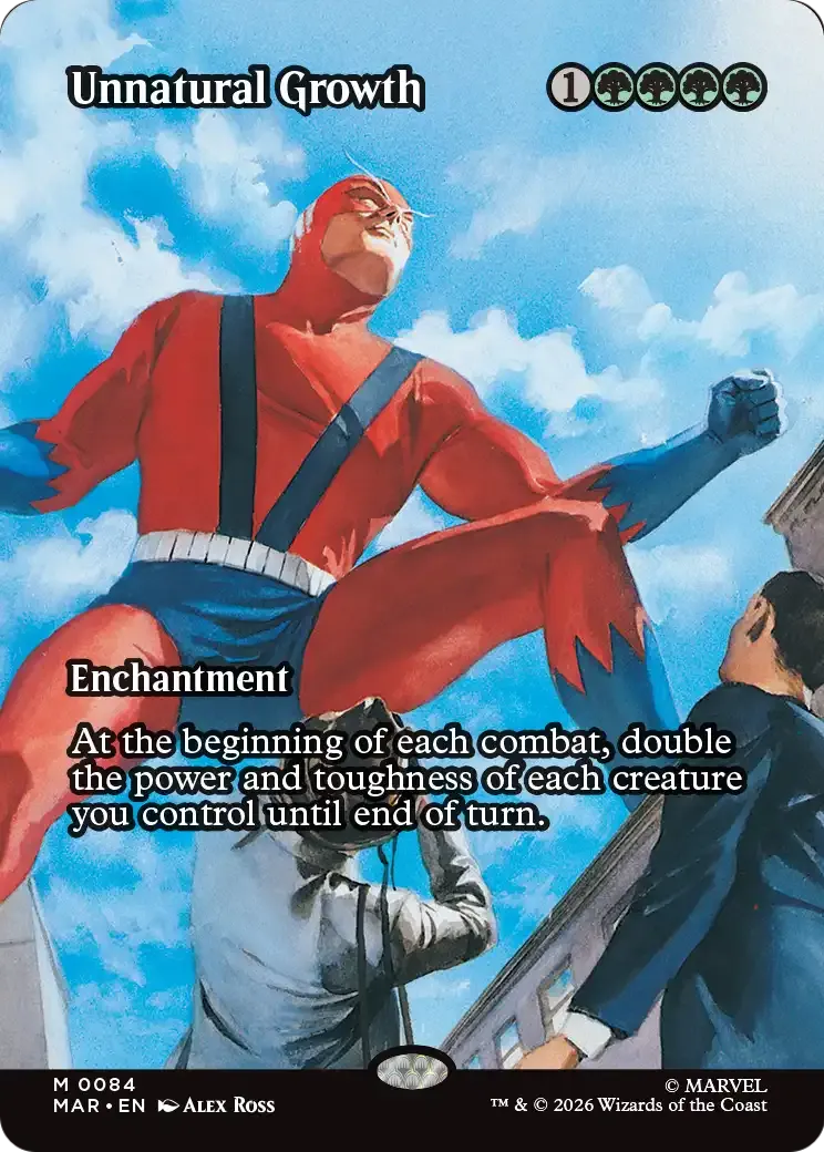 Unnatural Growth — Marvel Universe — Magic: The Gathering
