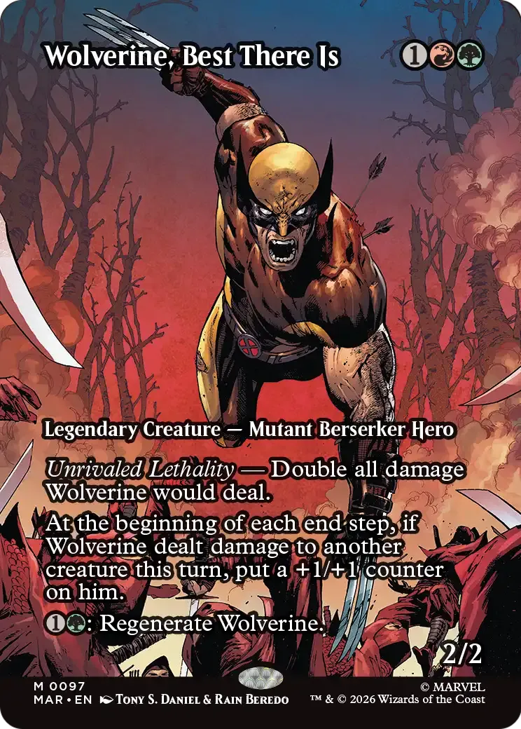 Wolverine, Best There Is — Marvel Universe — Magic: The Gathering