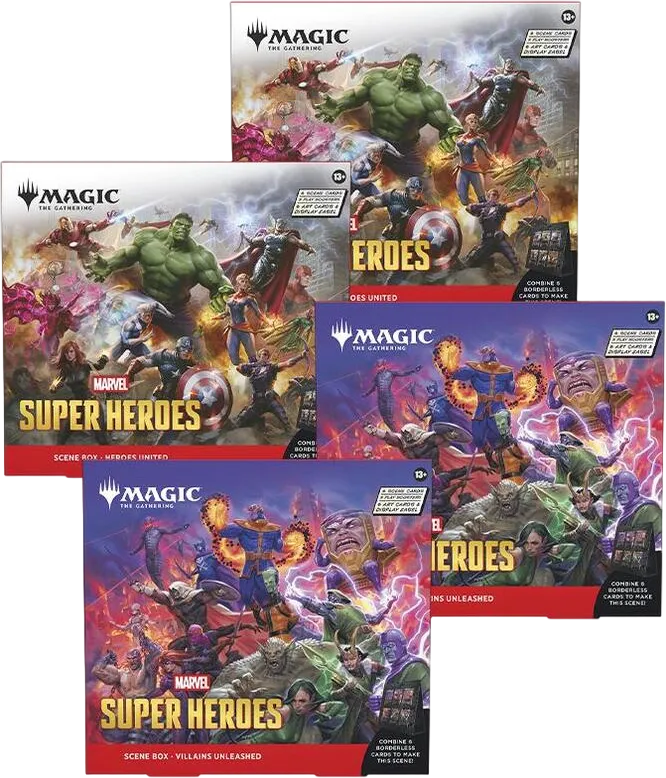 Case de Scene Boxes Marvel Super Heroes — Marvel Super Heroes — Magic: The Gathering