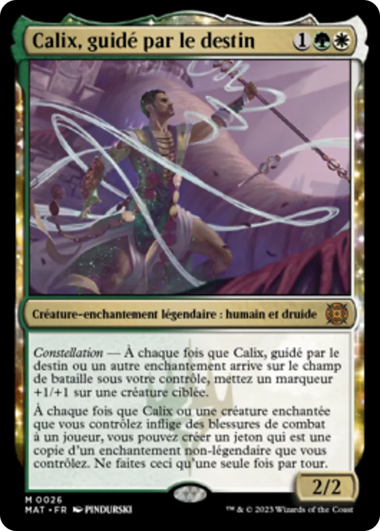 Calix, guidé par le destin — March of the Machine: The Aftermath — Magic: The Gathering