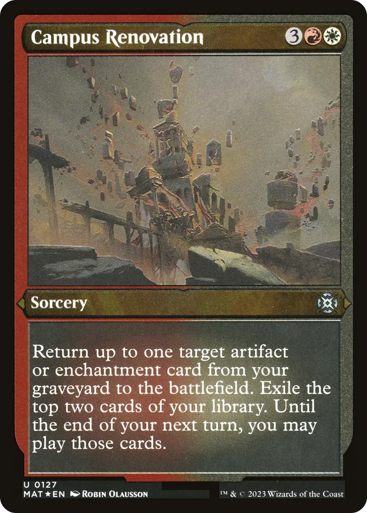 Campus Renovation — March of the Machine: The Aftermath — Magic: The Gathering