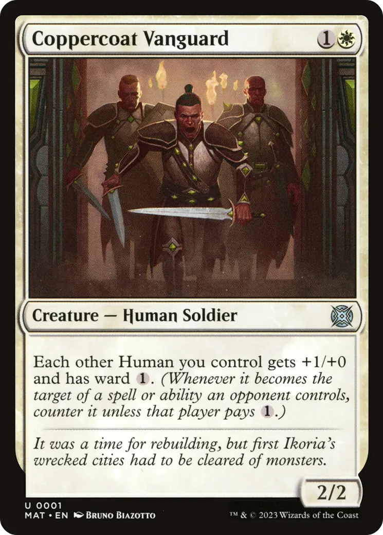 Avant-garde des Capes de cuivre — March of the Machine: The Aftermath — Magic: The Gathering