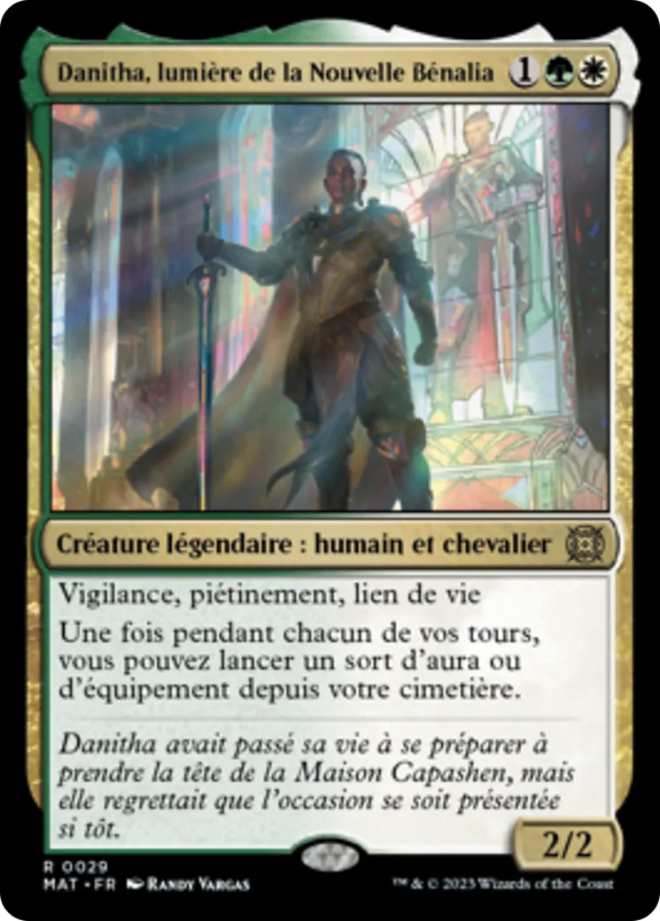 Danitha, lumière de la Nouvelle Bénalia — March of the Machine: The Aftermath — Magic: The Gathering