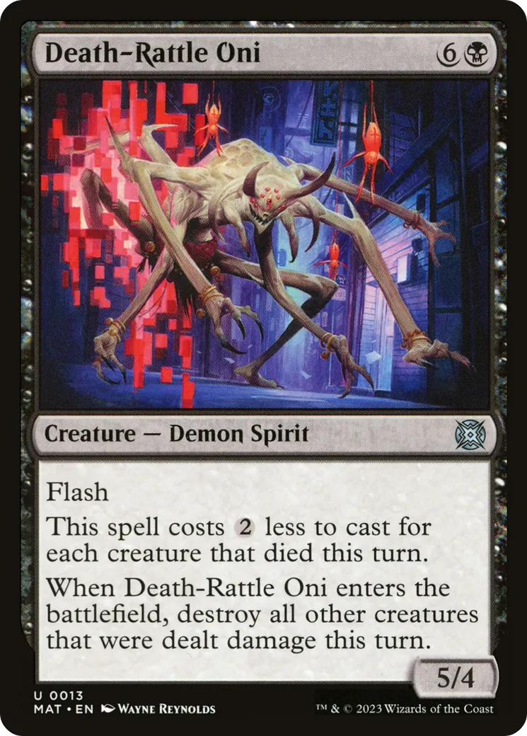 Oni du râle — March of the Machine: The Aftermath — Magic: The Gathering