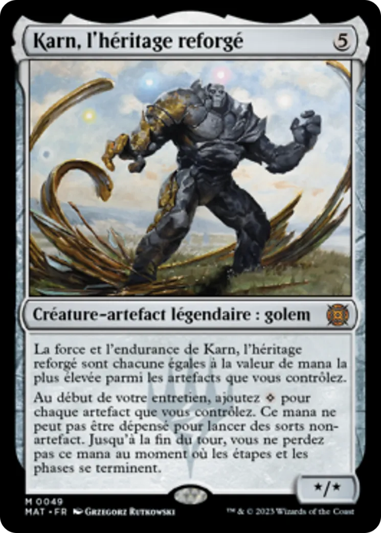 Karn, l'héritage reforgé — March of the Machine: The Aftermath — Magic: The Gathering