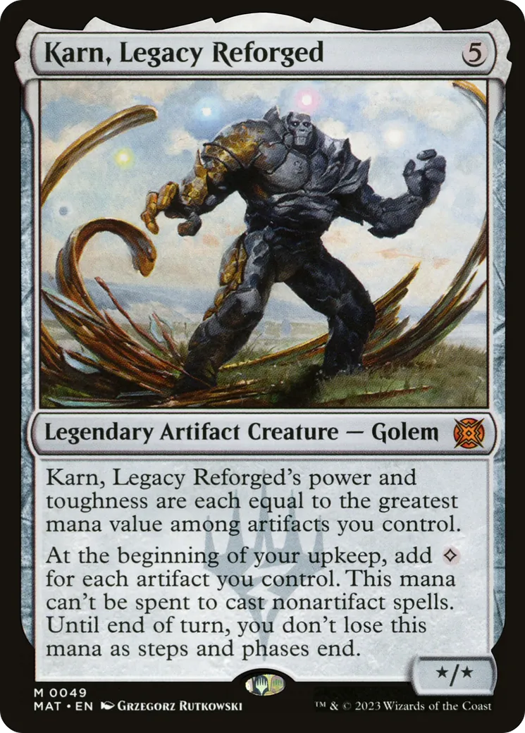 Karn, Legacy Reforged — March of the Machine: The Aftermath — Magic: The Gathering