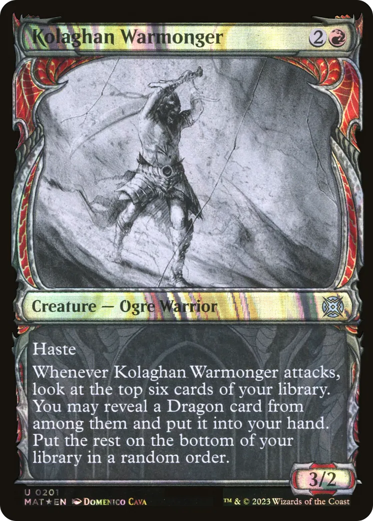 Kolaghan Warmonger — March of the Machine: The Aftermath — Magic: The Gathering